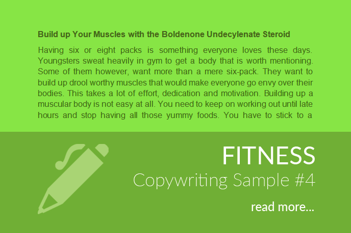 Fitness Copywriting