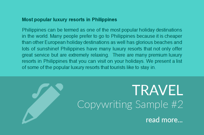 Travel Copywriting