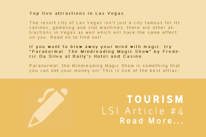 LSI TOURISM